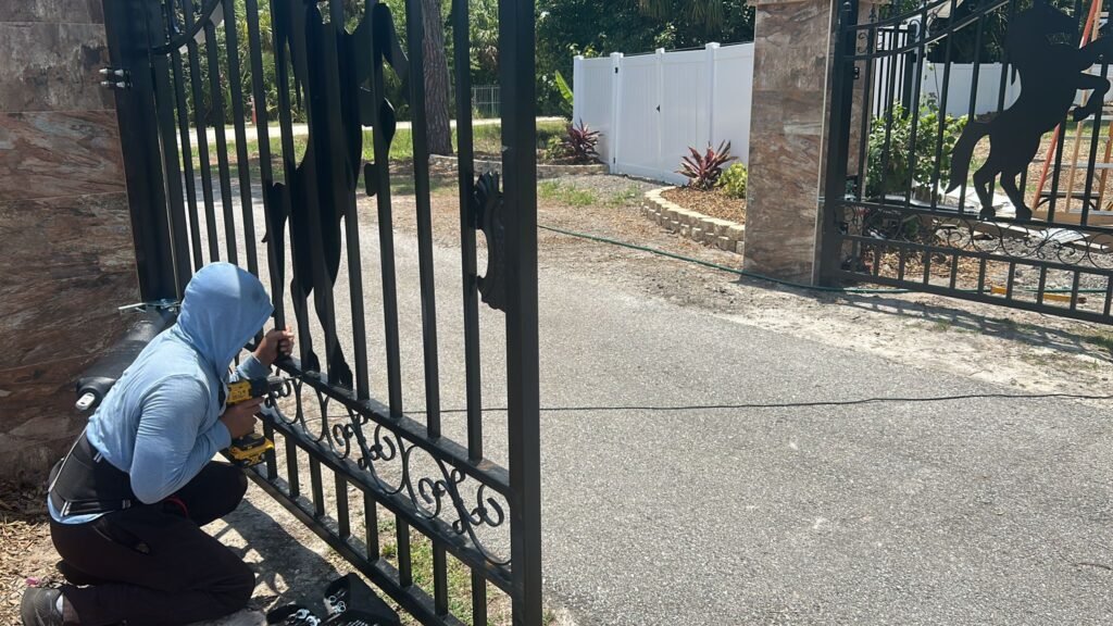 Residential gate repair